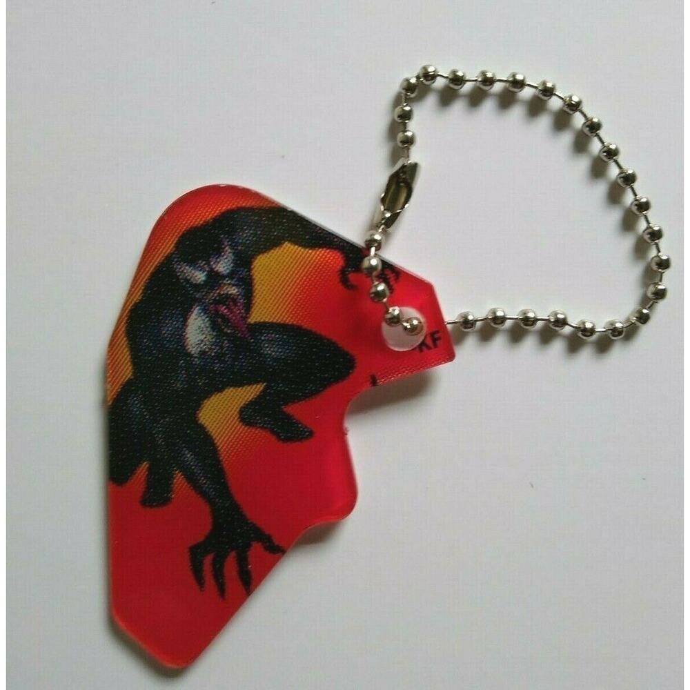 Spider-Man Pinball Machine Keychain Game Plastic Promo Venom Original #4